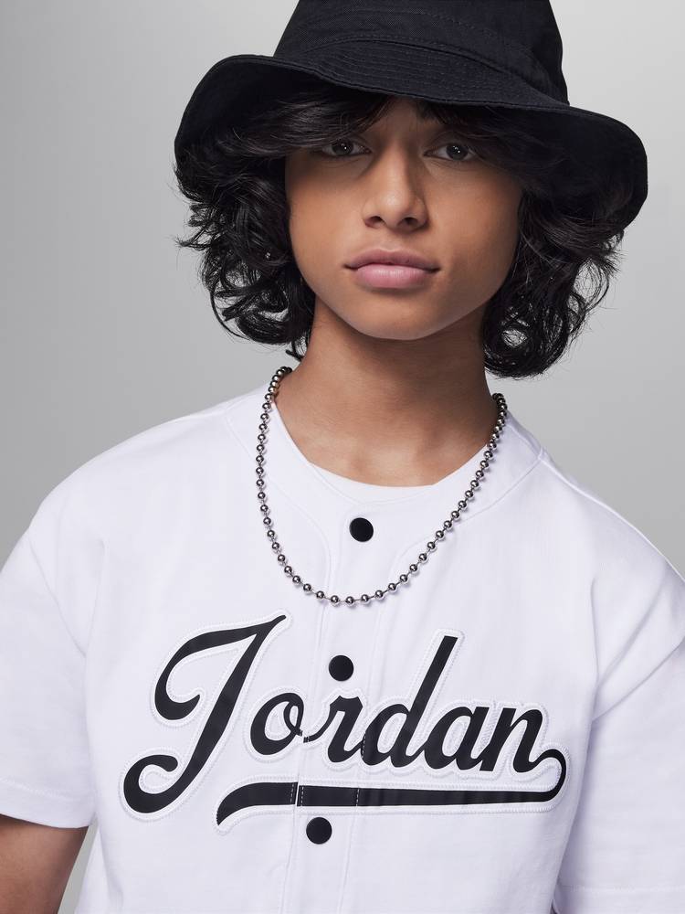 Jordan official Nike Jordan Boy Boy Baseball Baseball Baseball Baseball Sports Cotton Cotton HM4747