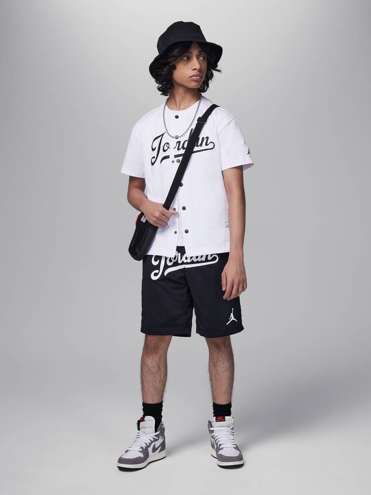 Jordan official Nike Jordan Boy Boy Baseball Baseball Baseball Baseball Sports Cotton Cotton HM4747