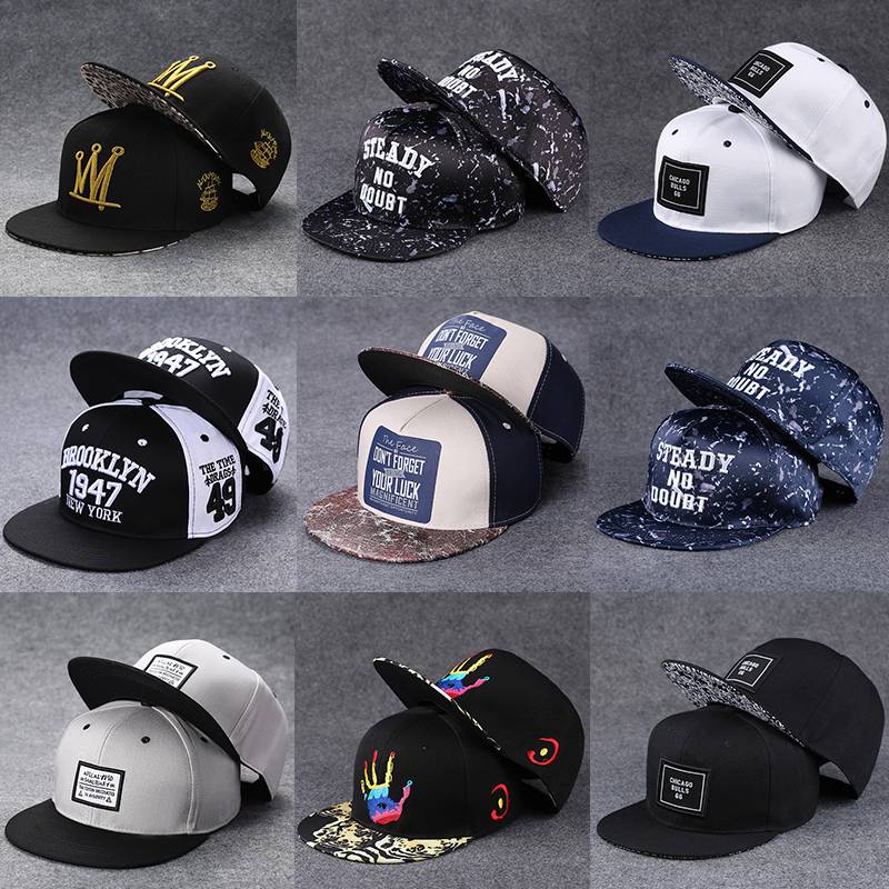 Hat male summer Korean version of the tide brand hip -hop hat baseball flat hat new men's flat hats female summer shading hat