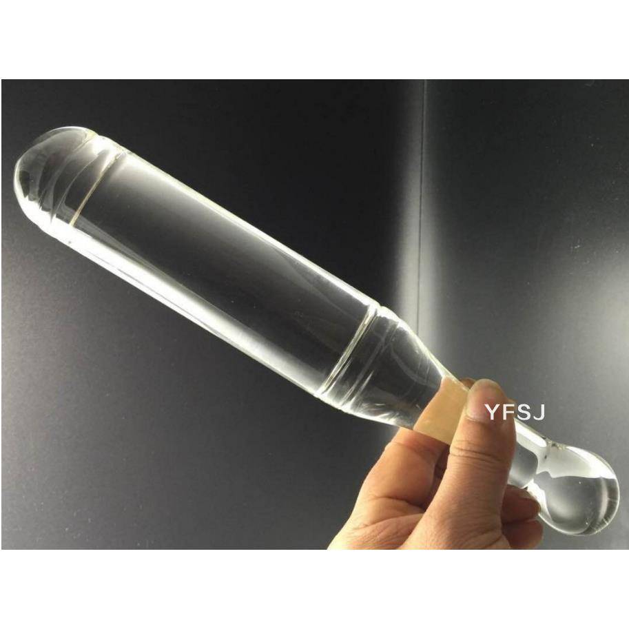 Baseball crystal glass chrysanthemum anal embolism backyard anal plug sex supplies g