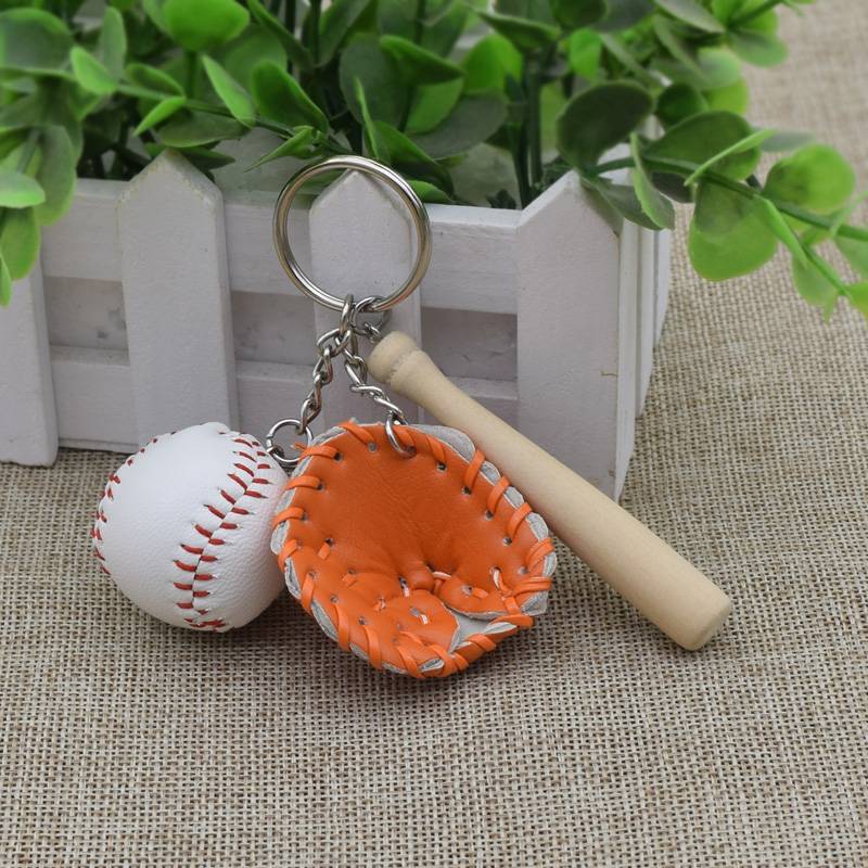 Large baseball three -piece set (orange)