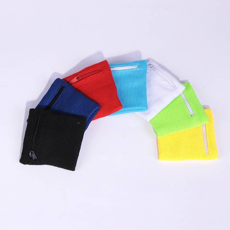 Zippercreatment can customize logo basketball running sports wipe sweat, sweat, wrist bag, put the key coin purse men and women