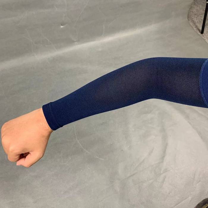 Daily single baseball football training arm cuffs sunscreen elastic men and women hidden blue black