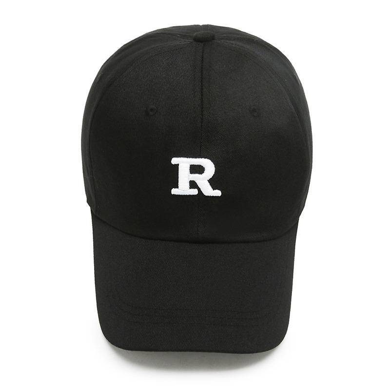 Hat women's summer ins tide sunscreen caps, letters, faces, small couple baseball cap men's sun hat R tabs
