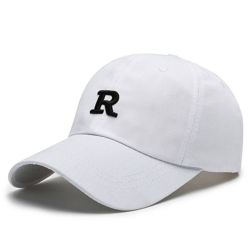 Hat women's summer ins tide sunscreen caps, letters, faces, small couple baseball cap men's sun hat R tabs