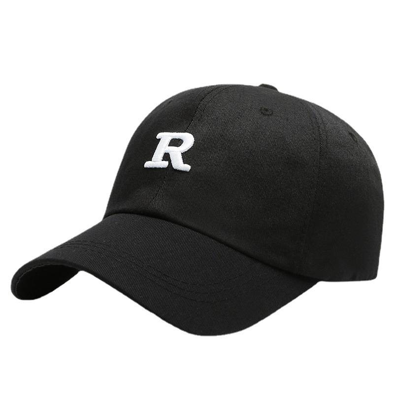 Hat women's summer ins tide sunscreen caps, letters, faces, small couple baseball cap men's sun hat R tabs
