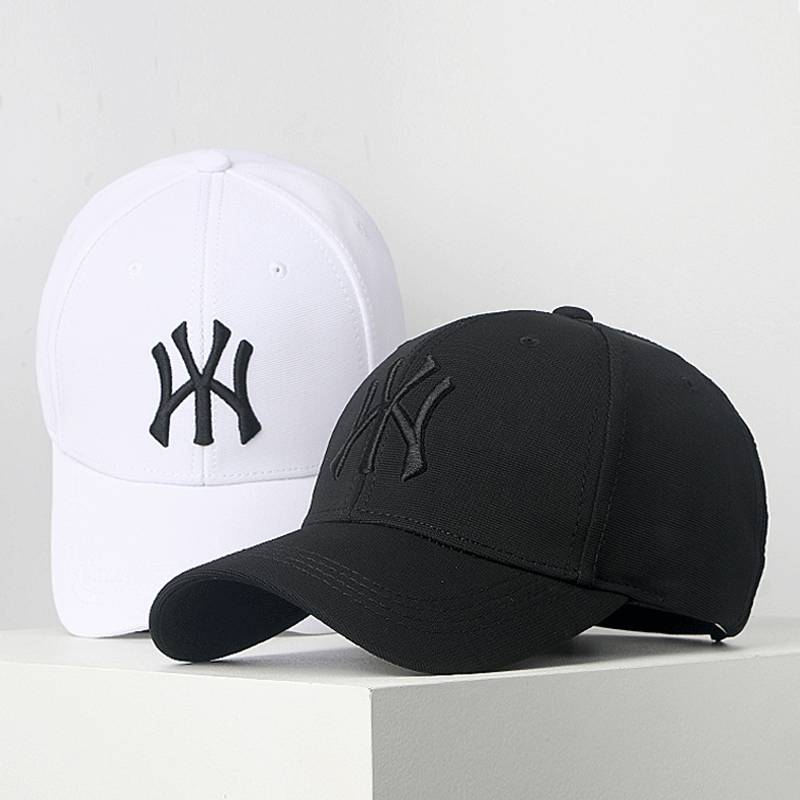 MLBT new embroidery baseball cap Men and women, the same tide brand hard -top peaked cap, couple outdoor sunscreen