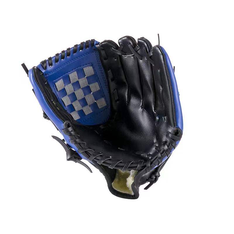 Big Student Black+Blue-Baseball Gloves