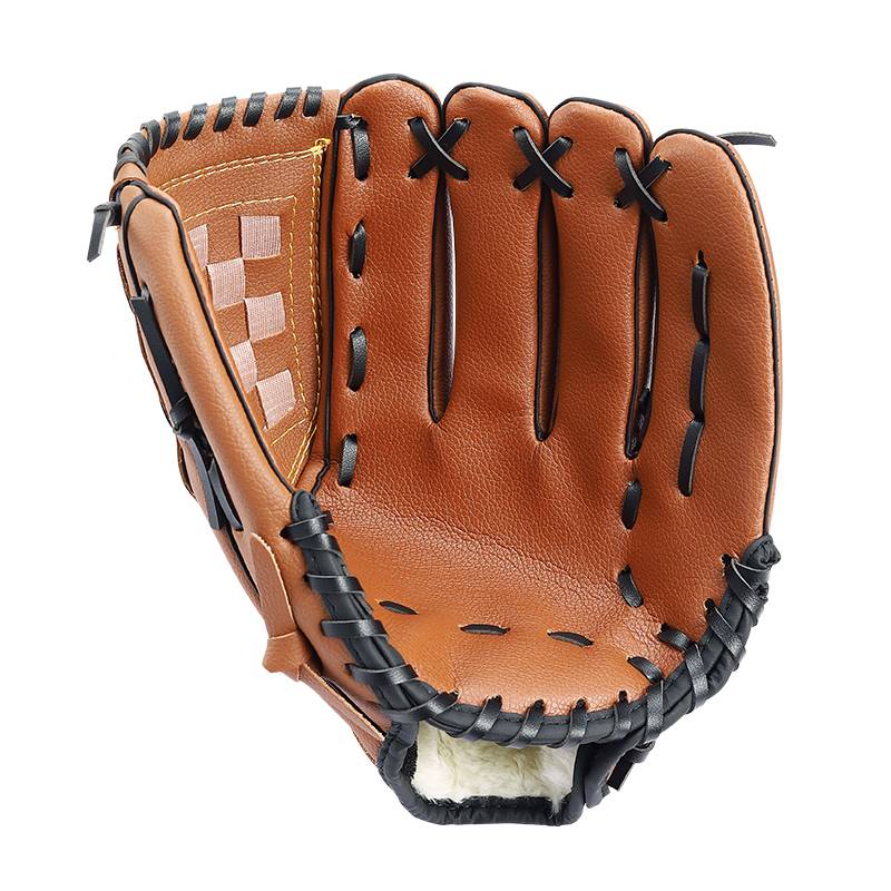 Adult brown baseball gloves