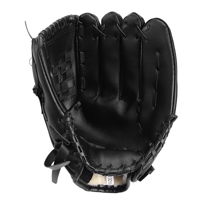 Adult black baseball glove
