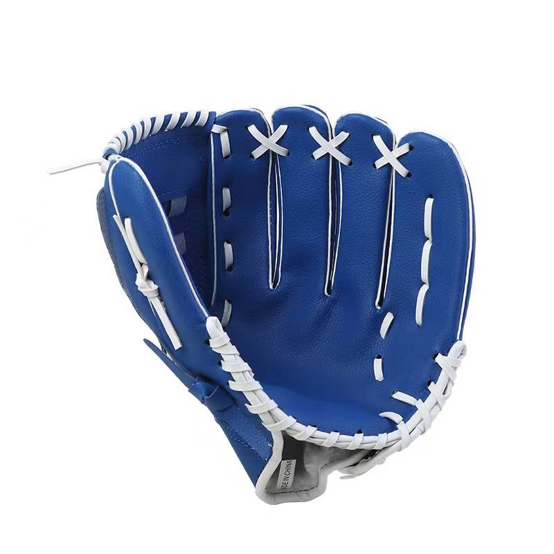 Adult blue baseball glove