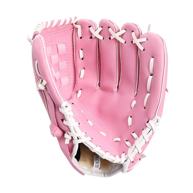 Large student model pink baseball gloves