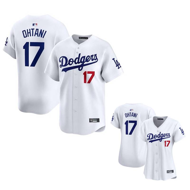 LOS Angeles dodgers Los Angeles Dodge 17# Ohtani male and female children's baseball jersey