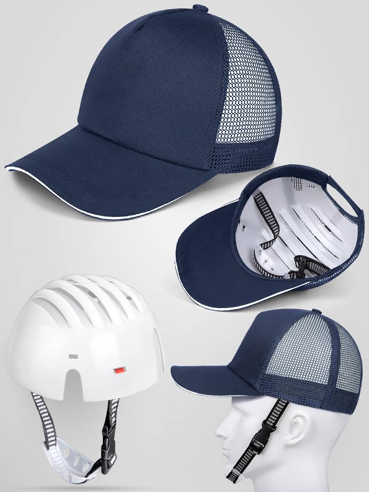 The lightweight safety cap and airnet eye hat factory customised summer baseball cap protection