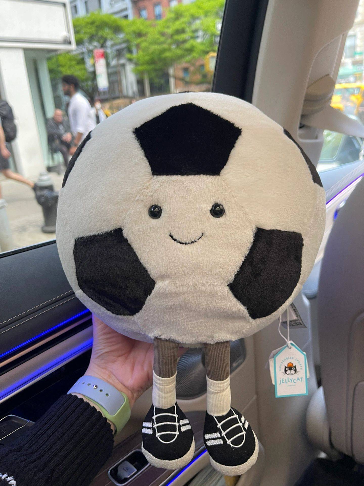 British Jellycat sports series baseball tennis golf basketball football football football plush toy doll