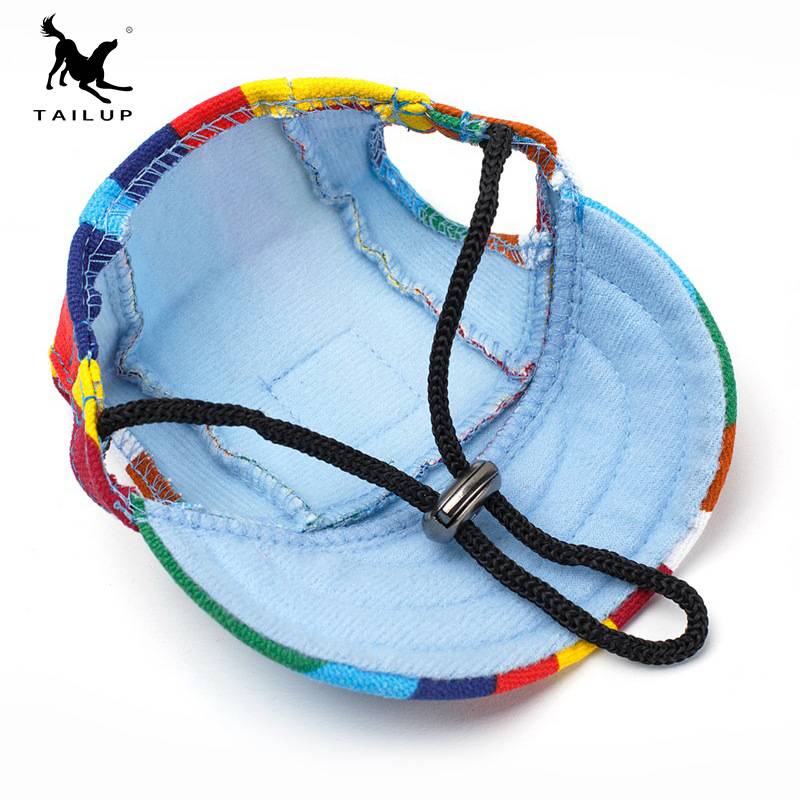 Amazon pet supplies dog clothes accessories baseball peaked sunshade hat cross -border direct supply tail tail
