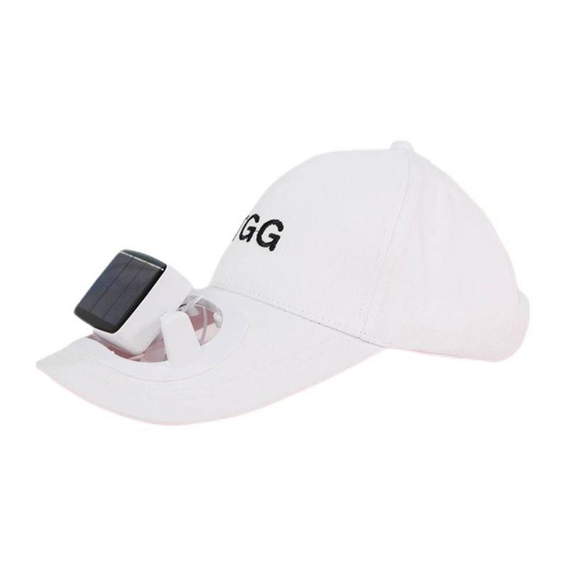 Solar fan shading hat Charging summer Korean Korean version of men and women sunscreen outdoor baseball fast dry cold hat