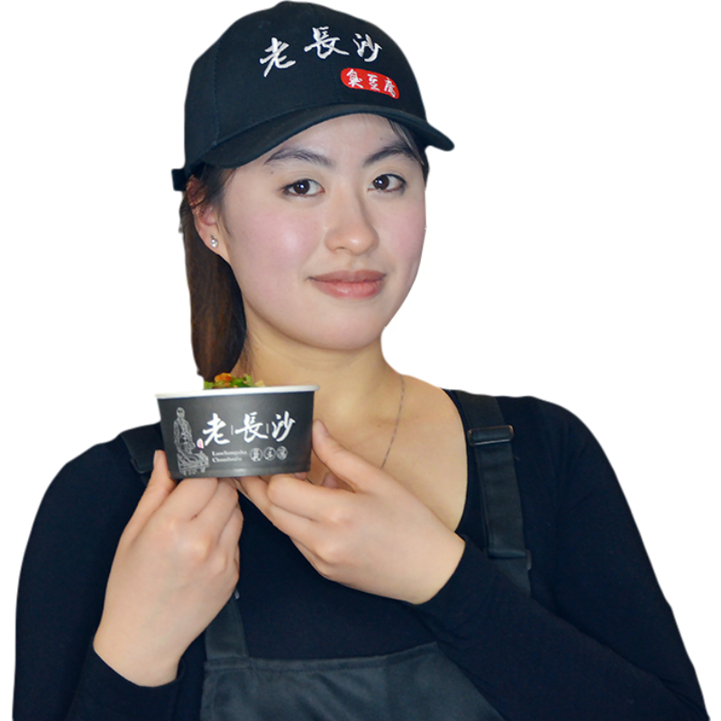 Black and red hats for tofu