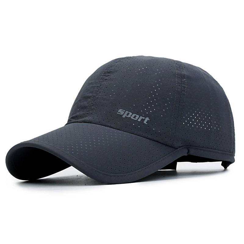 Winnie lee thin fast dry hat Men's summer outdoor sunscreen peaked cap