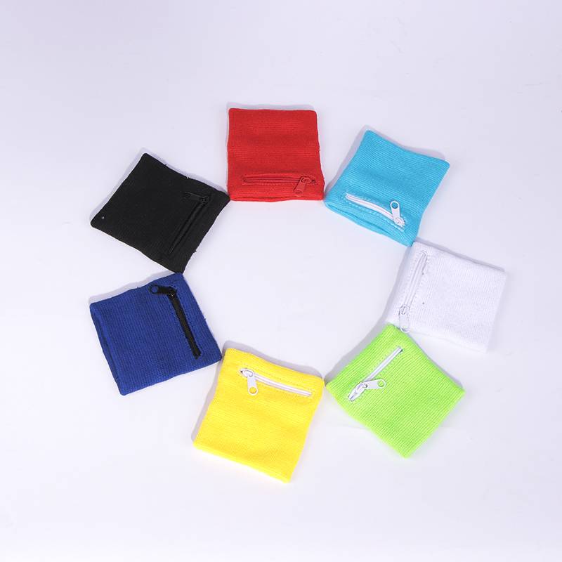 Zippercreatment can customize logo basketball running sports wipe sweat, sweat, wrist bag, put the key coin purse men and women