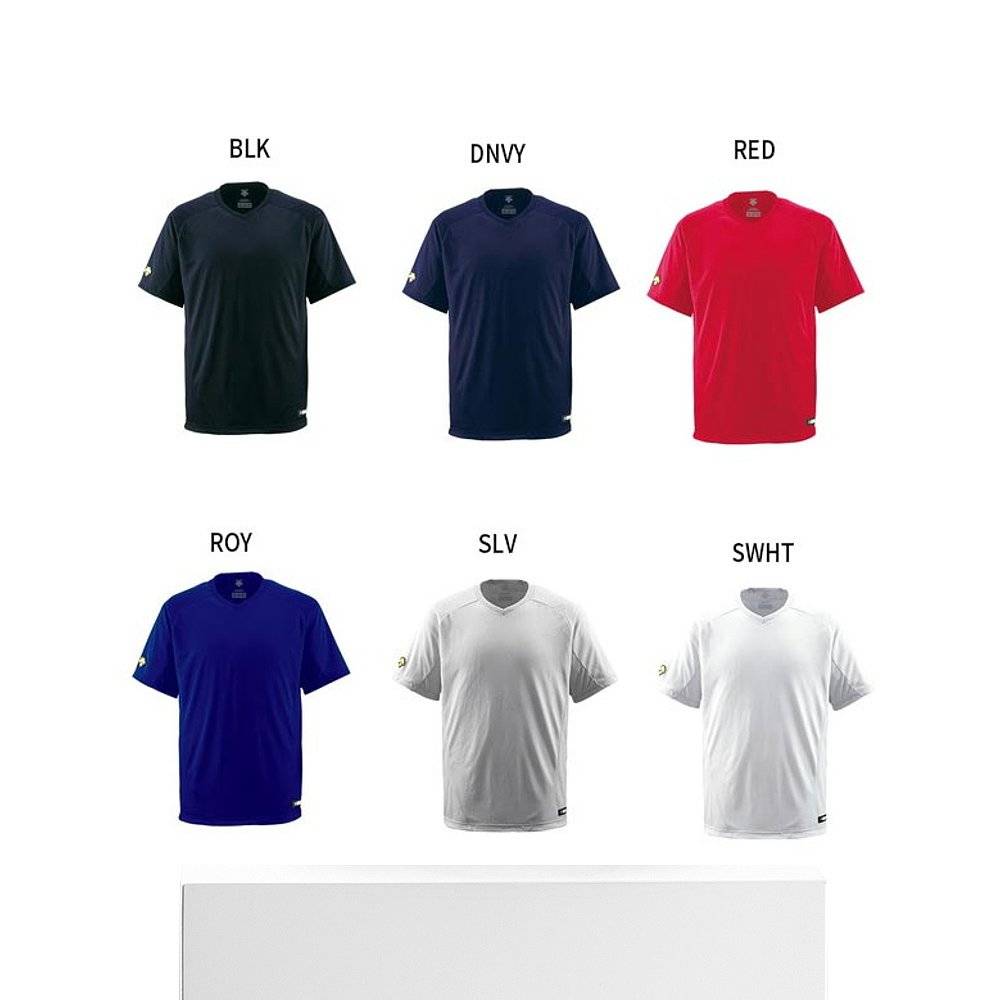 Japan Direct Mail Descente JDB-202 Youth Baseball Baseball Baseball T-shirt Descente JDB-
