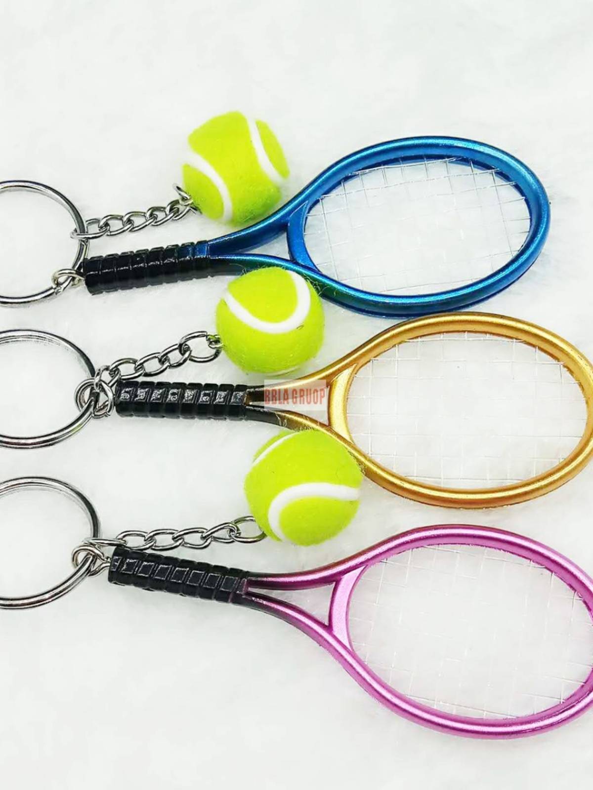 Ball key chain baseball tennis golf commemorative cross -border personality customized commemorative keychain