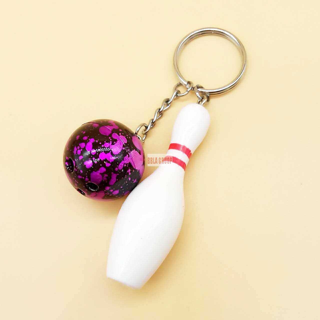 Purple bowling ball