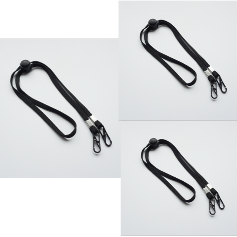 Black round buckle three [with elasticity, more comfortable]