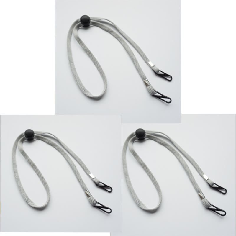 Gray round buckle three [with elasticity, more comfortable]
