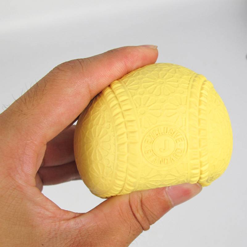 Brett Children's Soft -style Safe Hall Baseball Rubber Hand Skill J -ball empty heart ball