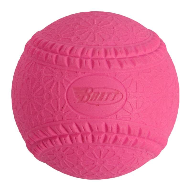 Brett Children's Soft -style Safe Hall Baseball Rubber Hand Skill J -ball empty heart ball