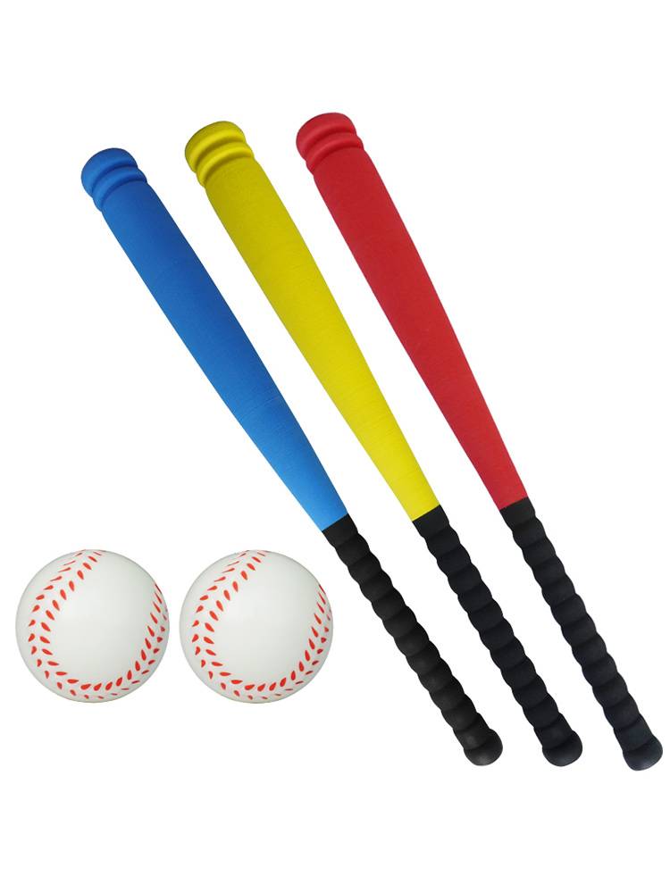 Children's baseball stick soft sponge plastic kindergarten bar ball stick toy rubber props training set baseball stick