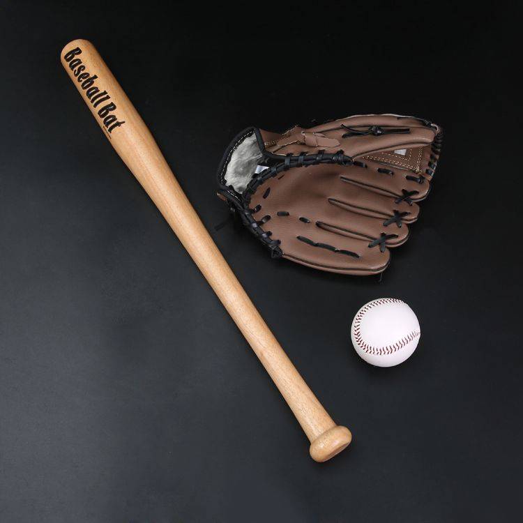 Children's cover oak stick with brown gloves