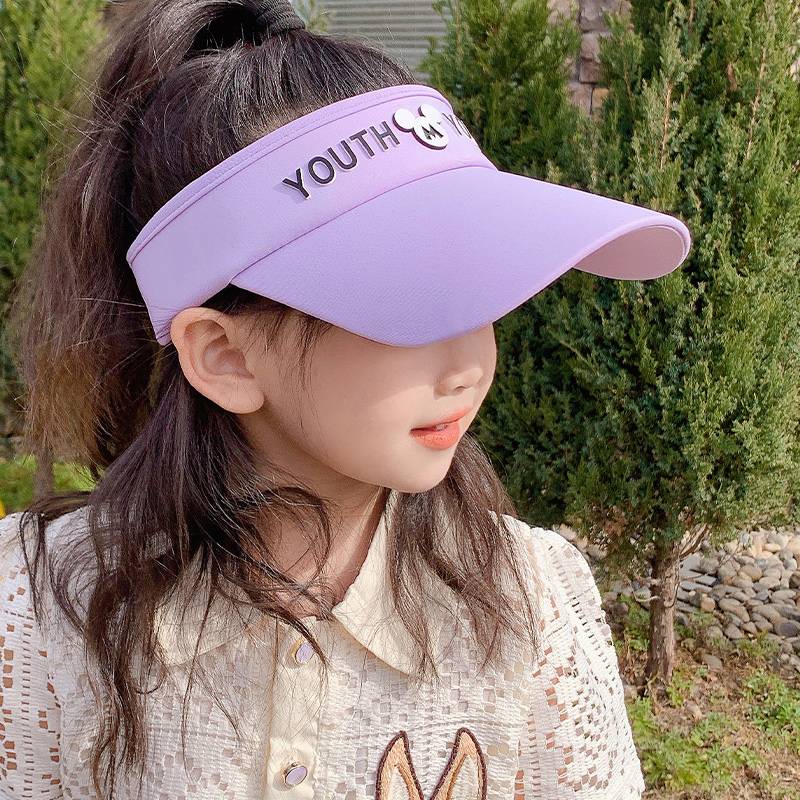 Custom LOGO Children's Shade Hat Boys Summer Empty Baseball Sunscreen Girls Duck Tongue Musls Sun Hat UV prevention