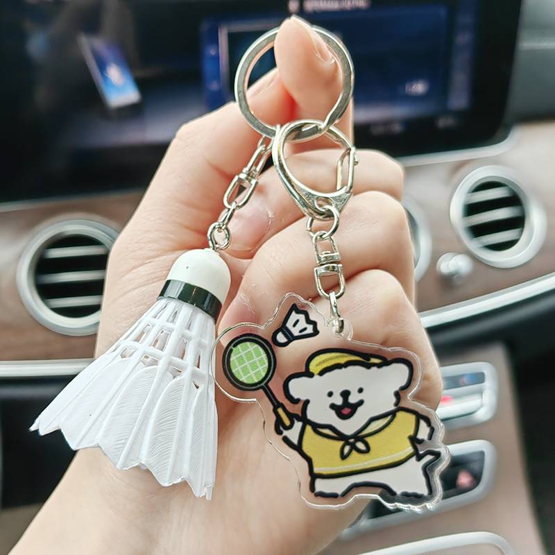 Sports dog badminton+big white badminton