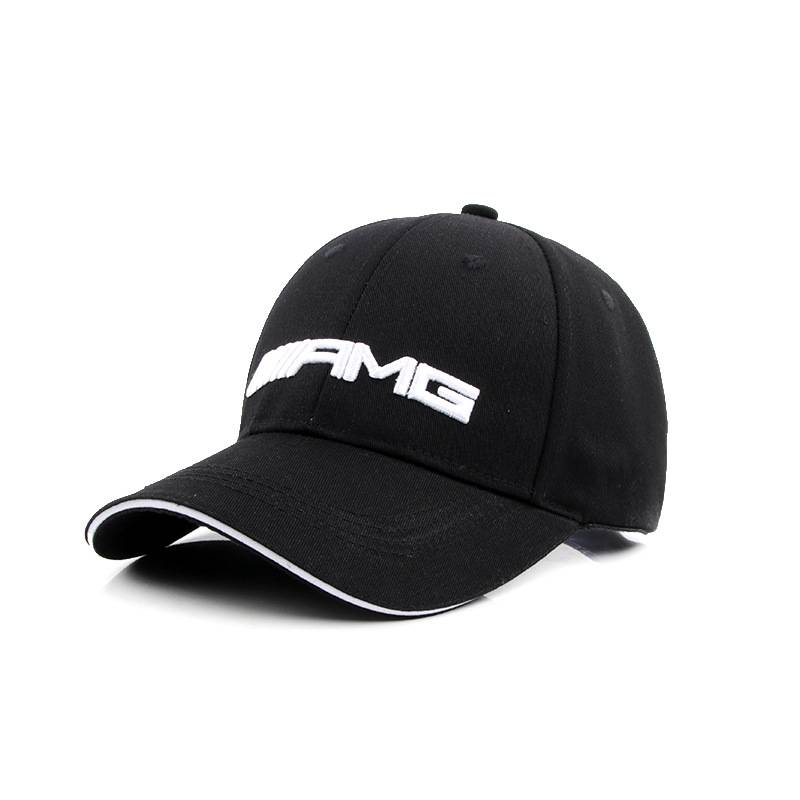 New Embroidery Mercedes -Benz logo car logo AMG big G baseball hat Mercedes -Benz sunscreen sun hat outdoor peak hat