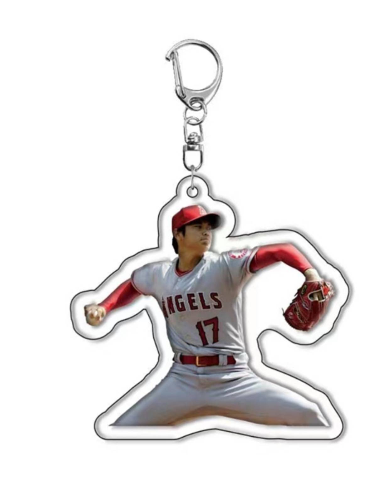 Los Angeles Angel Okuki Shochi Baseball Backpack Pendant Key Buckle Fans Gift Akliel