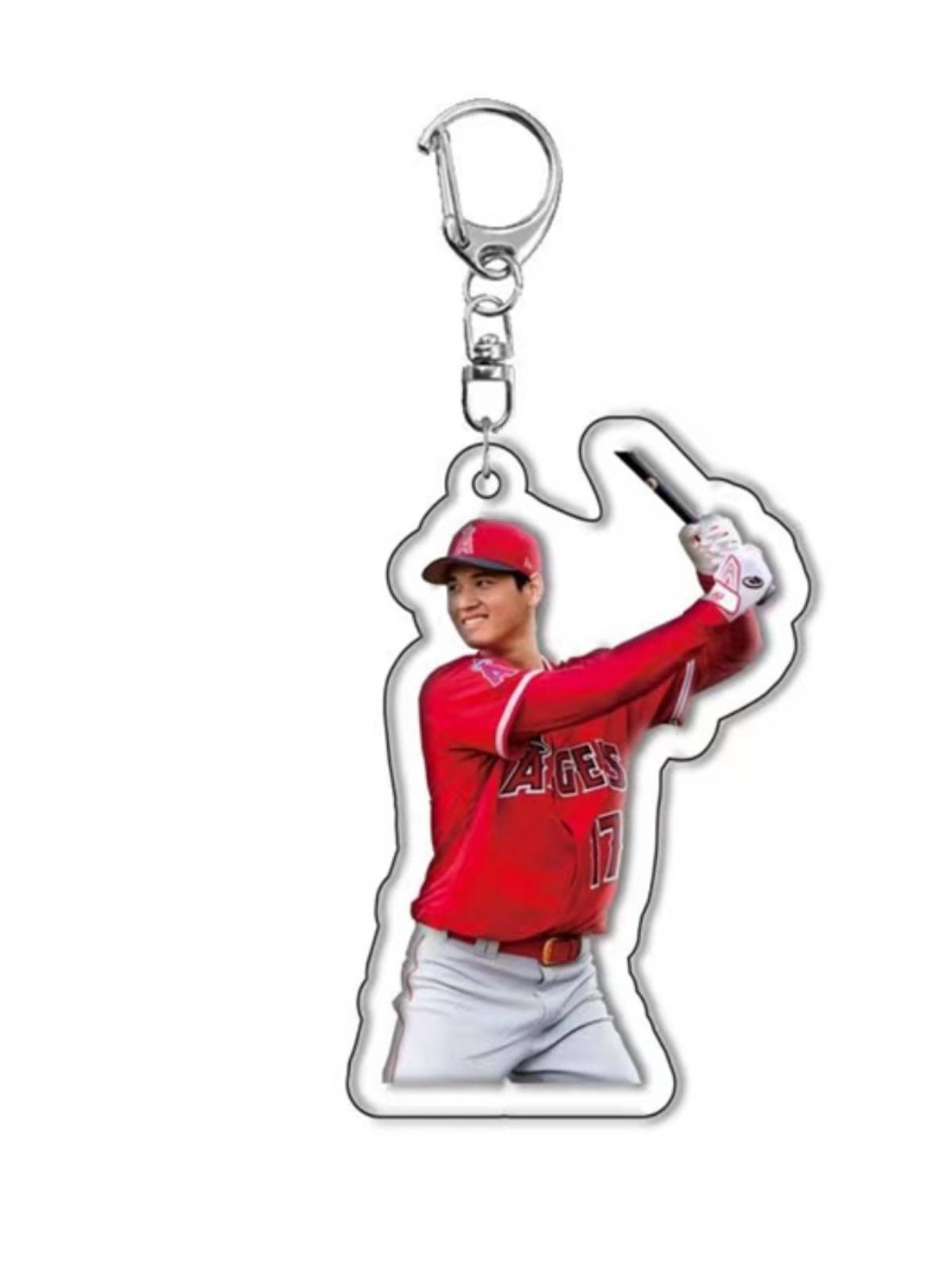 Los Angeles Angel Okuki Shochi Baseball Backpack Pendant Key Buckle Fans Gift Akliel