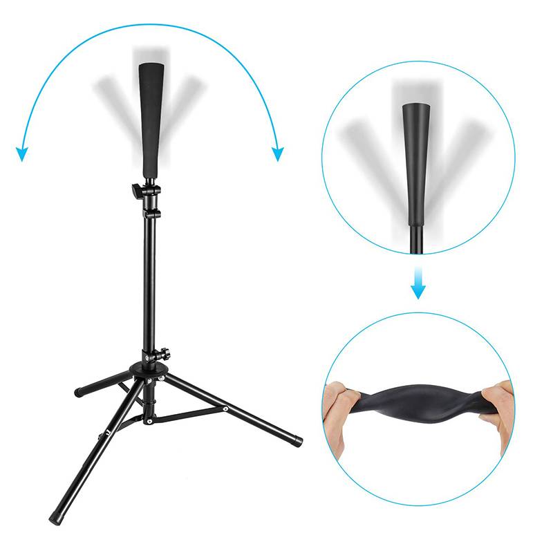 Portable baseball strike seat T seat for children adult single training equipment baseball baseball practice ball support