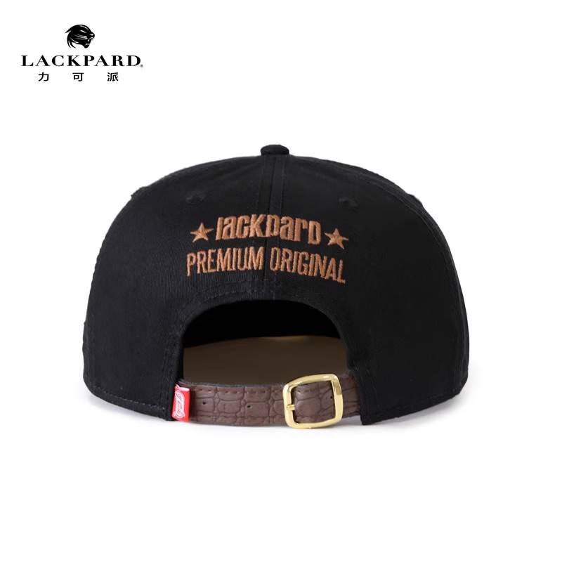 lackpard hat spring and summer male Korean version of the versatile baseball cap flat hip -hop hip tide sunscreen tablet hat