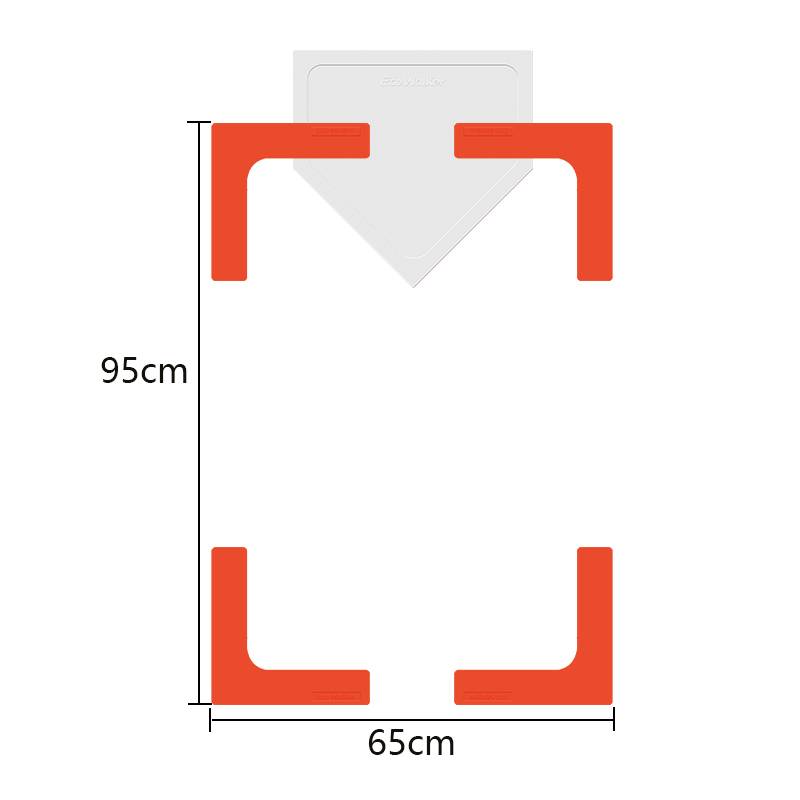 Slow base home base good ball frame