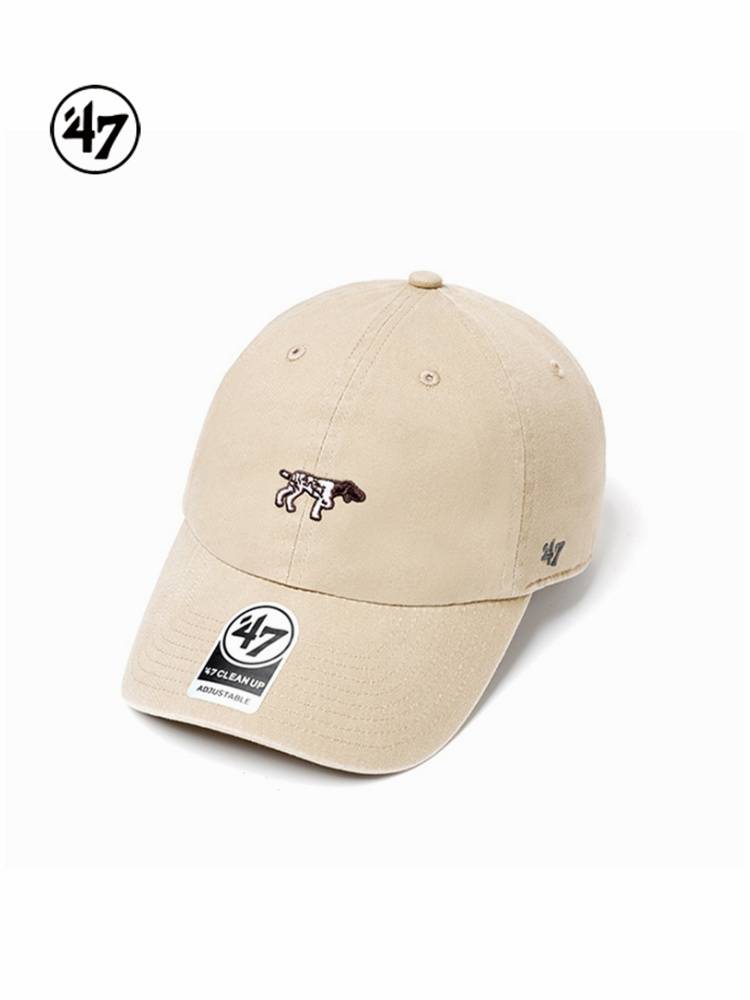 47BRAND baseball cap soft top puppy pattern water washing sunscreen cap