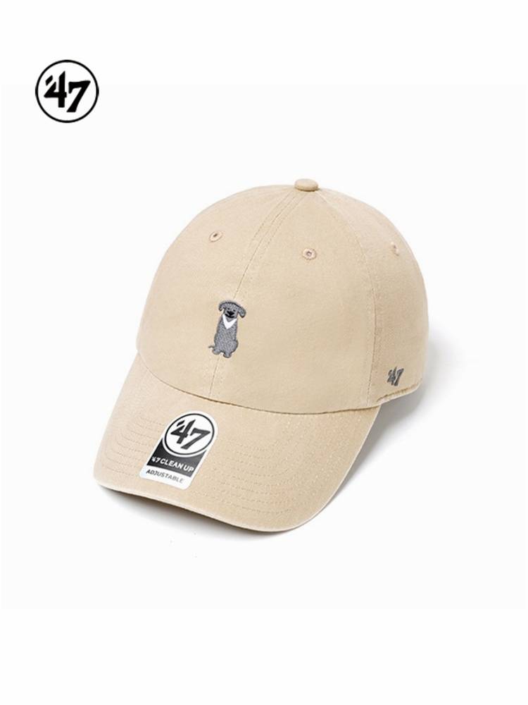 47BRAND baseball cap soft top puppy pattern water washing sunscreen cap