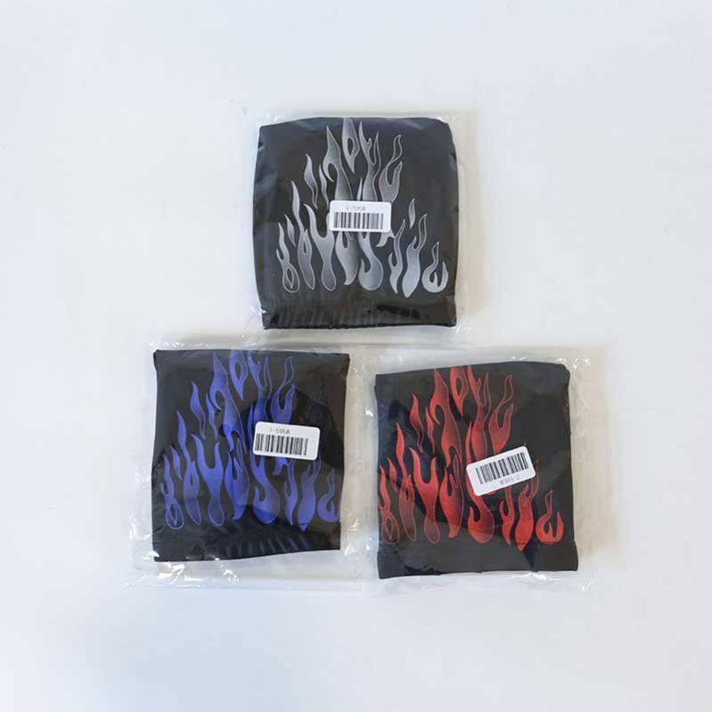 Swimming hats men's flame print caps comfortable and breathable increased size Buliang ears, nylon cross -border cross -border