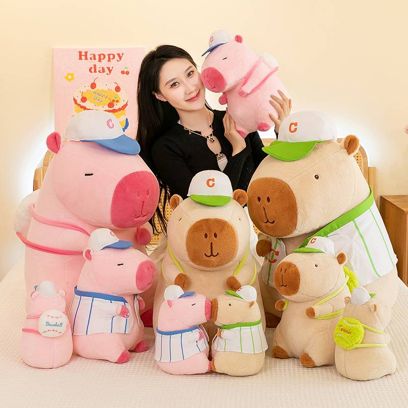 Baseball Card Poselar doll Pink Dolka Mouse Plush Toys Children Sleeping Pillow Birthday Gift Woman