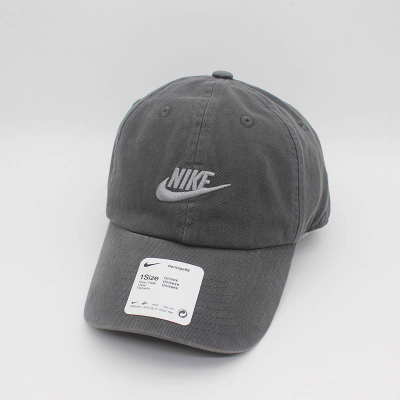 Nike Nike Hat Men's Women and Women's Women and Women's Spring and Summer Big Head Basilica Baseball Casual Outdoor Face Little Little Motor