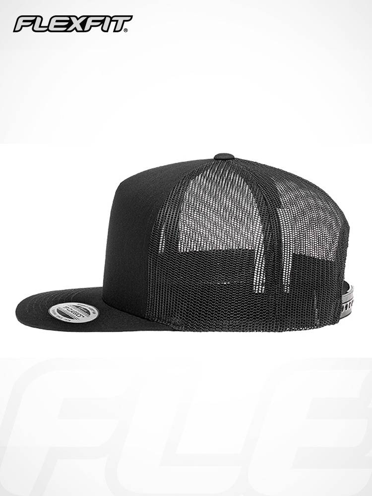 Flexfit Men's Beauty imported sunscreen baseball cap Fleraphy -flat hat high top hard top five -piece hat flat net cap