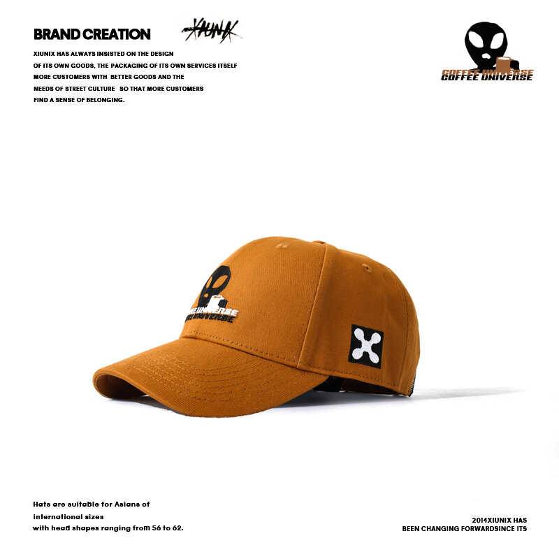 XIUNIX limited coffee coffee coffee alien embroidered flat -brimmed man baseball hat American hip -hop hat shading