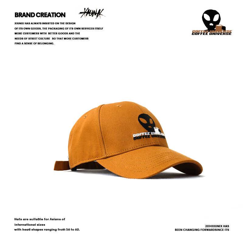 XIUNIX limited coffee coffee coffee alien embroidered flat -brimmed man baseball hat American hip -hop hat shading