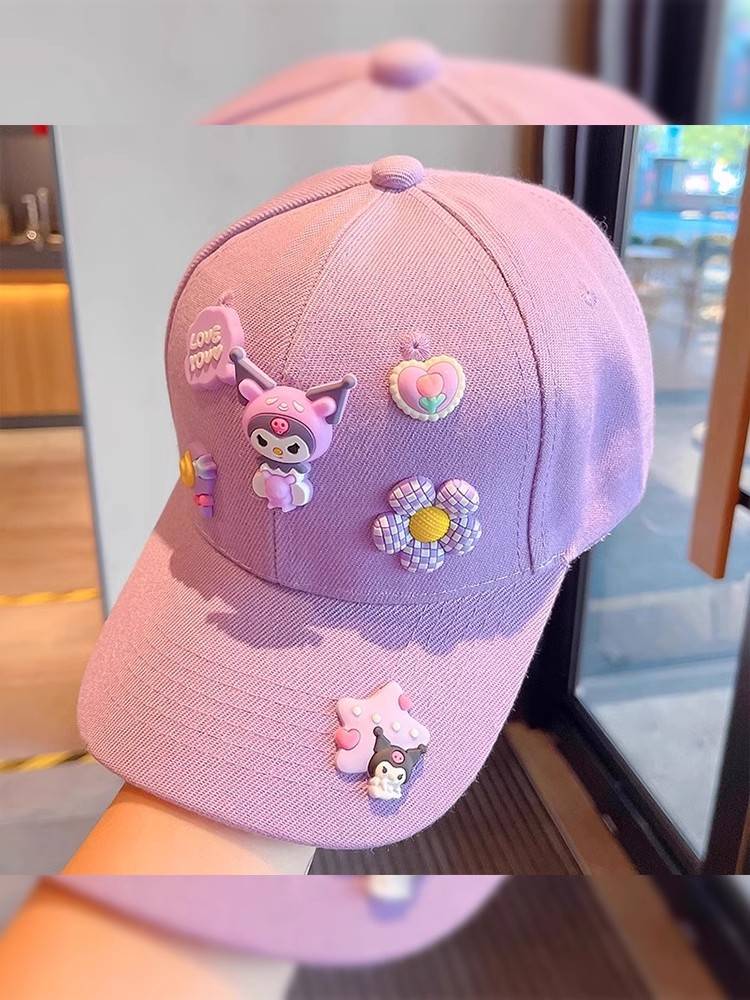 Children's baseball cap cute cartoon sunscreen duck tongue hat male girl girl children's summer breathable sunshade 2024 new hat